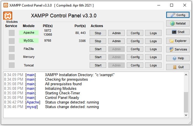 xampp mysql 32 bit