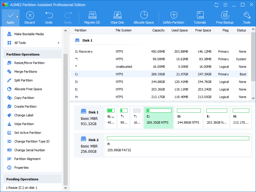 Download AOMEI Partition Assistant