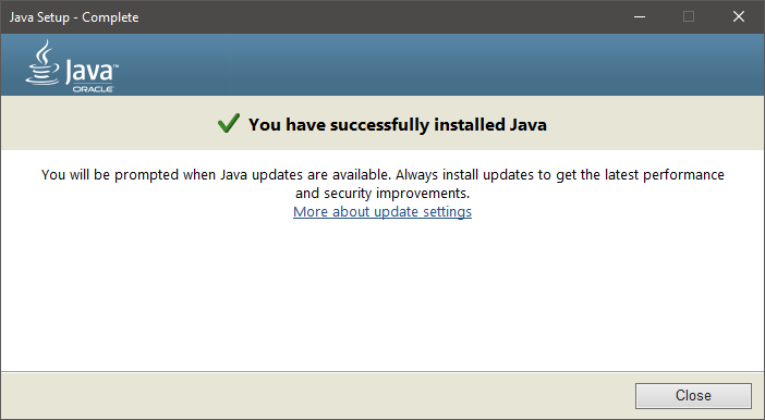 Download Java Runtime Environment