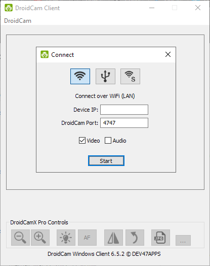 DroidCam Free Download for Windows 10 11 7 32 64 bit