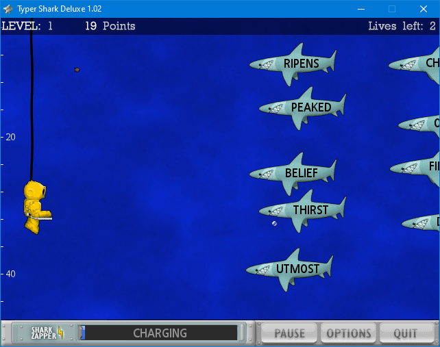 Download Typer Shark Deluxe for Windows - Free - 1.2