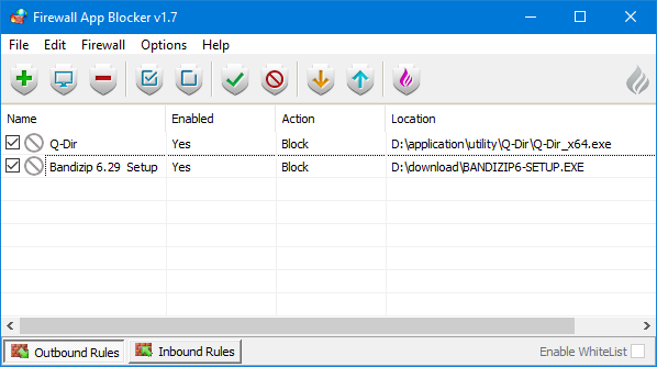Firewall App Blocker
