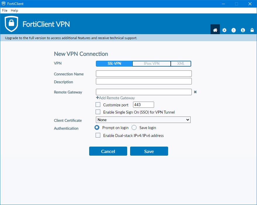 FortiClient VPN