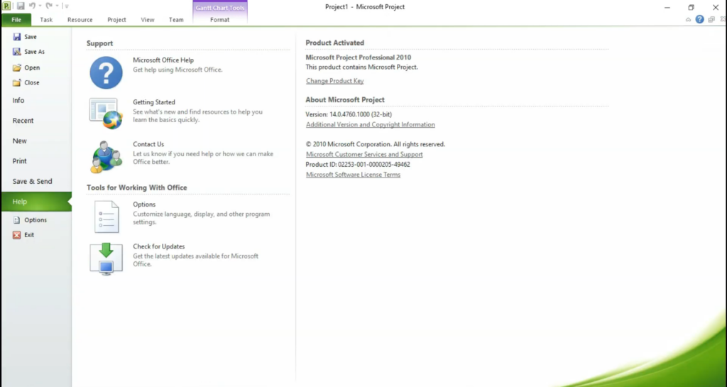 Microsoft Project 2010 Free Download for Windows 10, 11, 7 (32 / 64-bit)