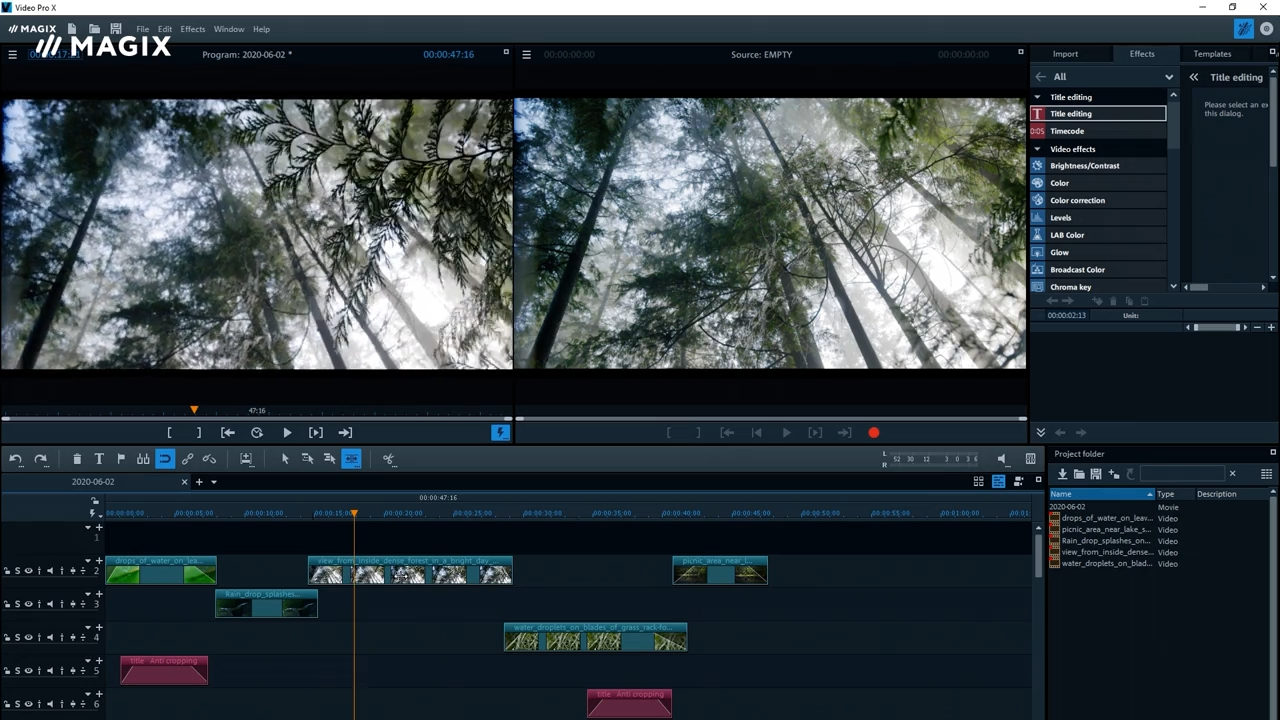 MAGIX Video Pro X14