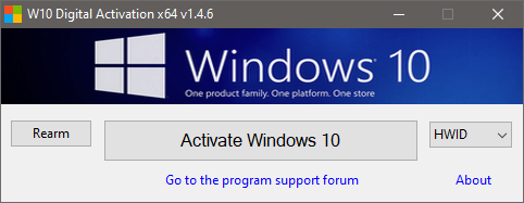 W10 digital activation program v 1.3