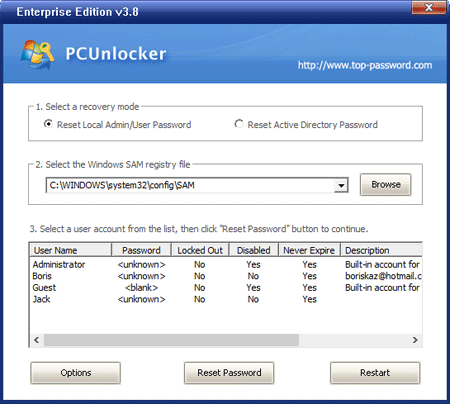 pcunlocker full version download free