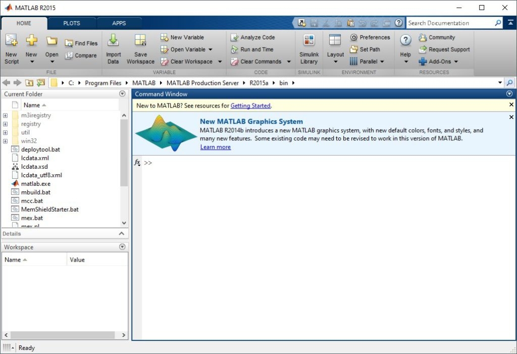 MATLAB 2015