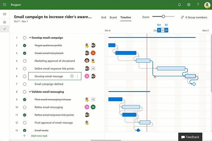 Microsoft Project 2016