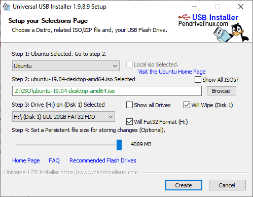 Universal USB Installer