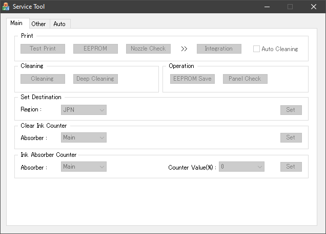 Canon G1010 Resetter