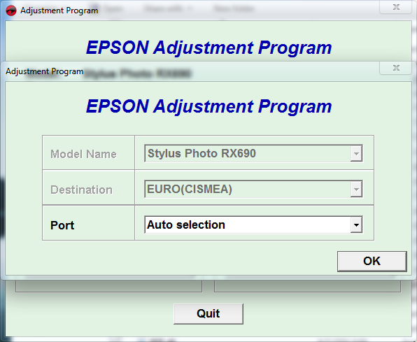 Epson RX690 Resetter