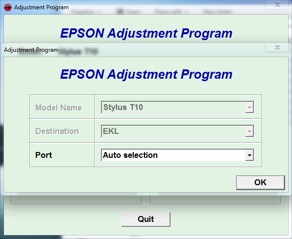 Epson T10 Resetter