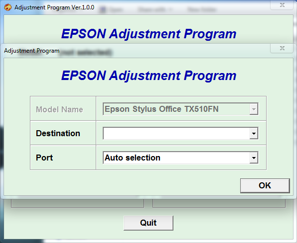 Epson TX510FN Resetter