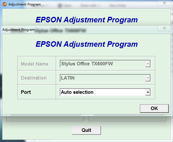 Epson TX600FW Resetter