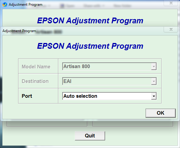 Epson TX800FW Resetter