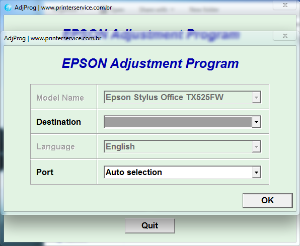 Epson TX525FW Resetter