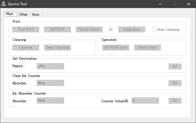 Canon TS300 Resetter