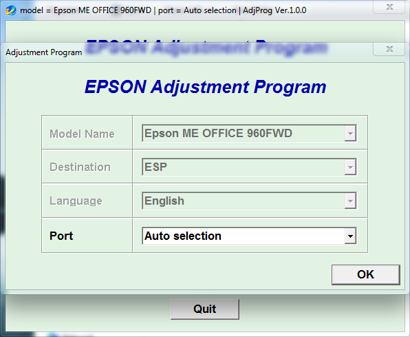 Epson ME960FWD Resetter