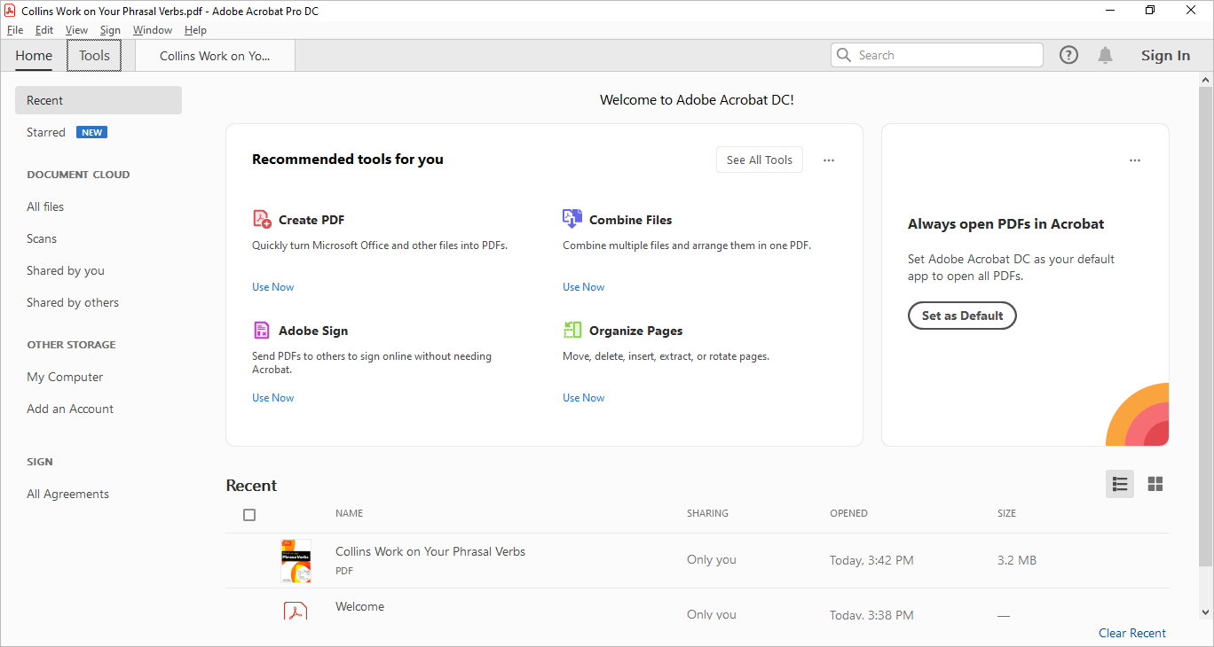 Adobe Acrobat Pro DC 2021