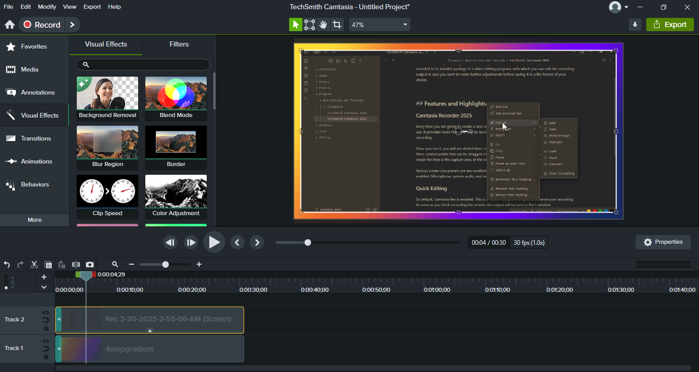 TechSmith Camtasia 2025