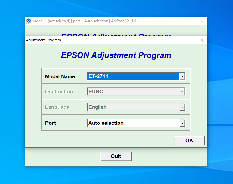 Screenshot – Resetter Epson ET-2711 